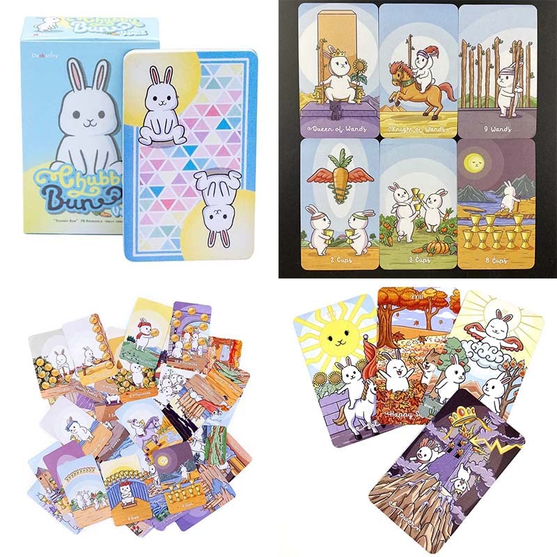 Amazon.co.jp: Jinmoioy タロットカード 78枚 ウサギ Tarot Oracle